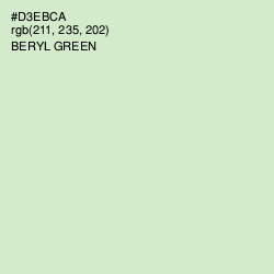 #D3EBCA - Beryl Green Color Image